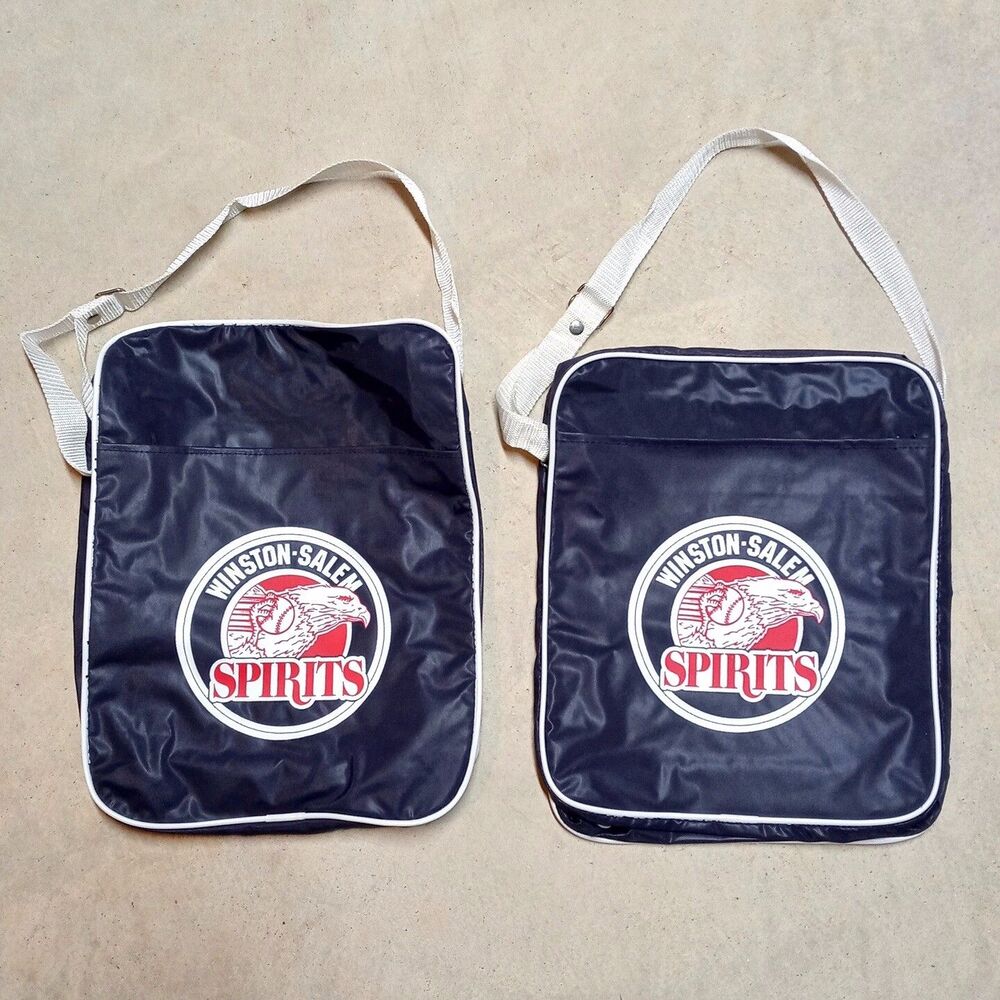 Vintage Wiston-Salem Spirits MiLB Bags Lot of 2 White Sox Cubs Red Warthogs SGA